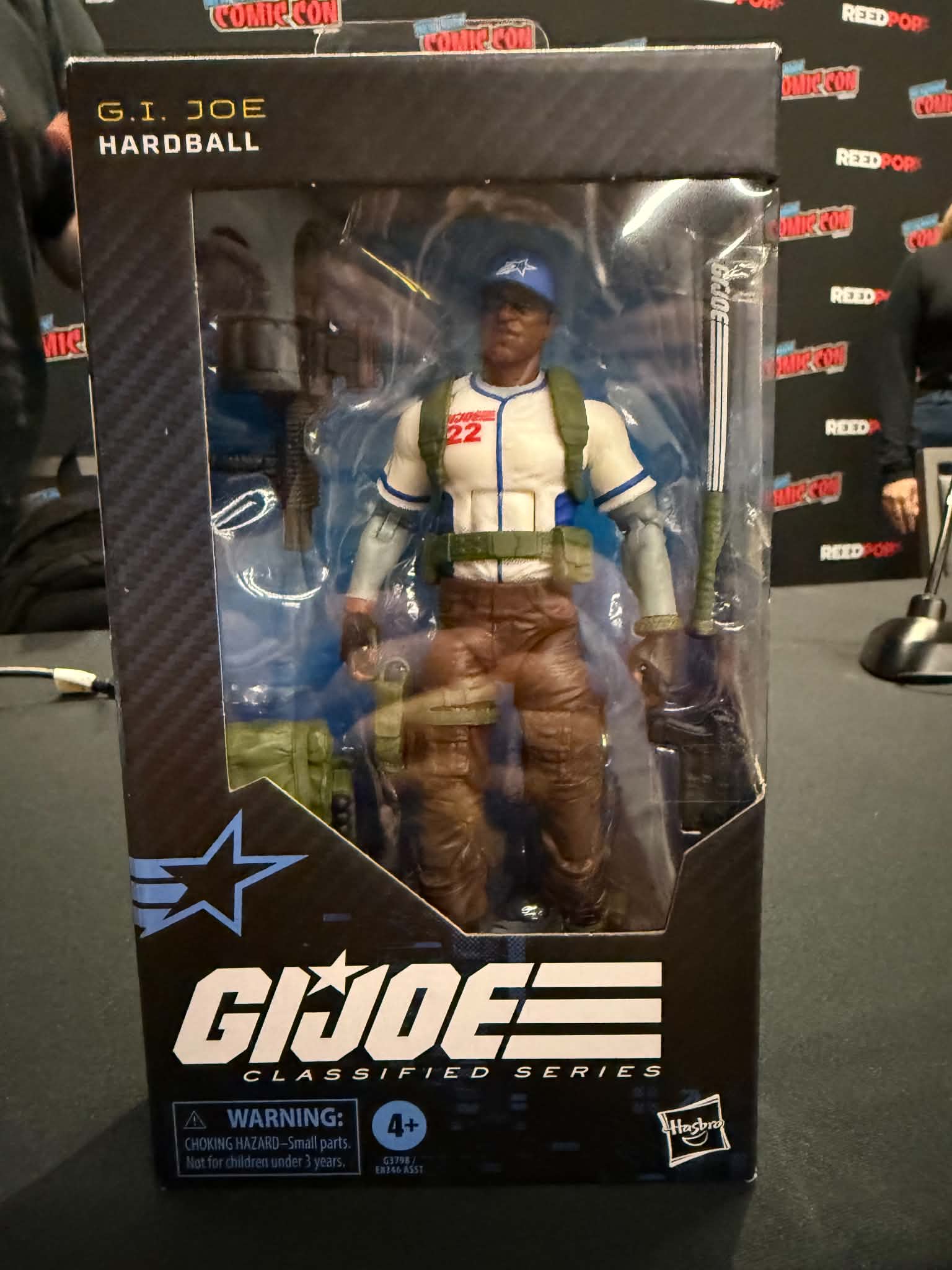 G.I. Joe Classified Series Hardball 2027 action figure in baseball jersey revealed at NYCC 2026