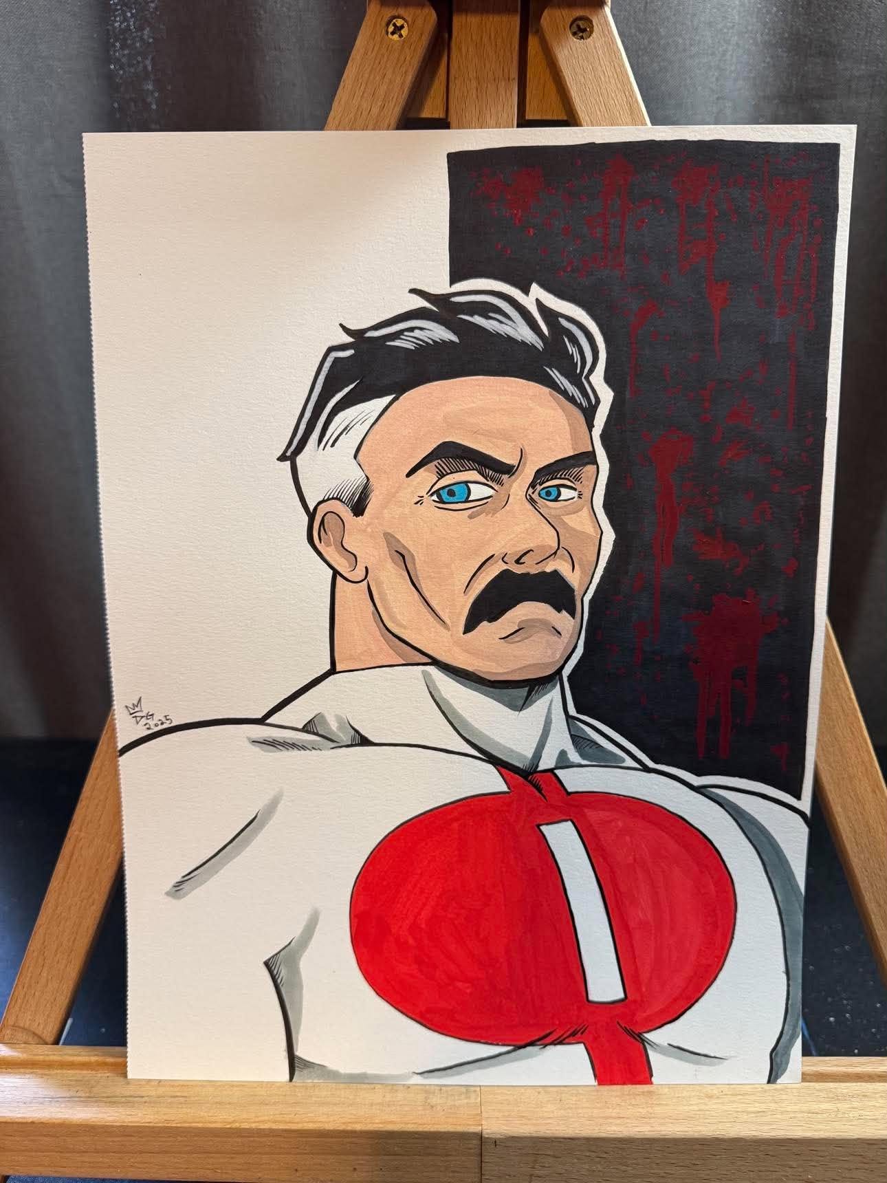 Danny Givens Omni-Man original artwork $35 art sale
