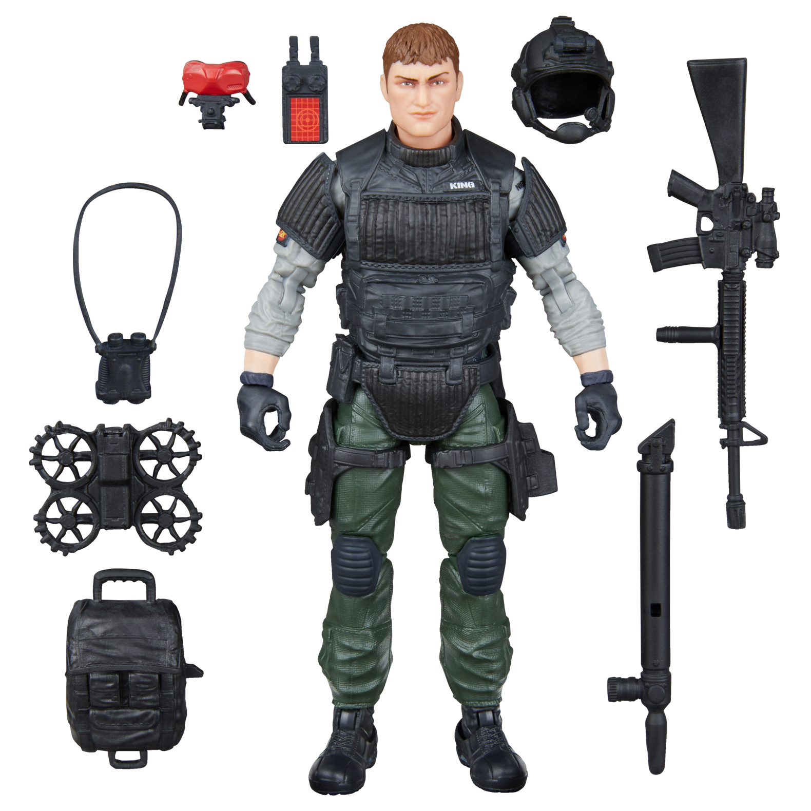 Hasbro GI Joe Classified Night Force Sneak Peek figure and accessories official product photo