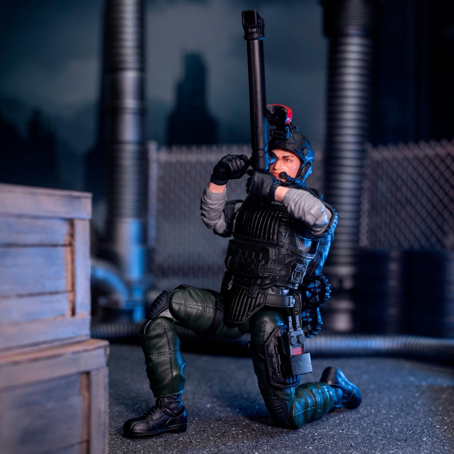 GI Joe Classified Night Force Sneak Peek using surveillance periscope