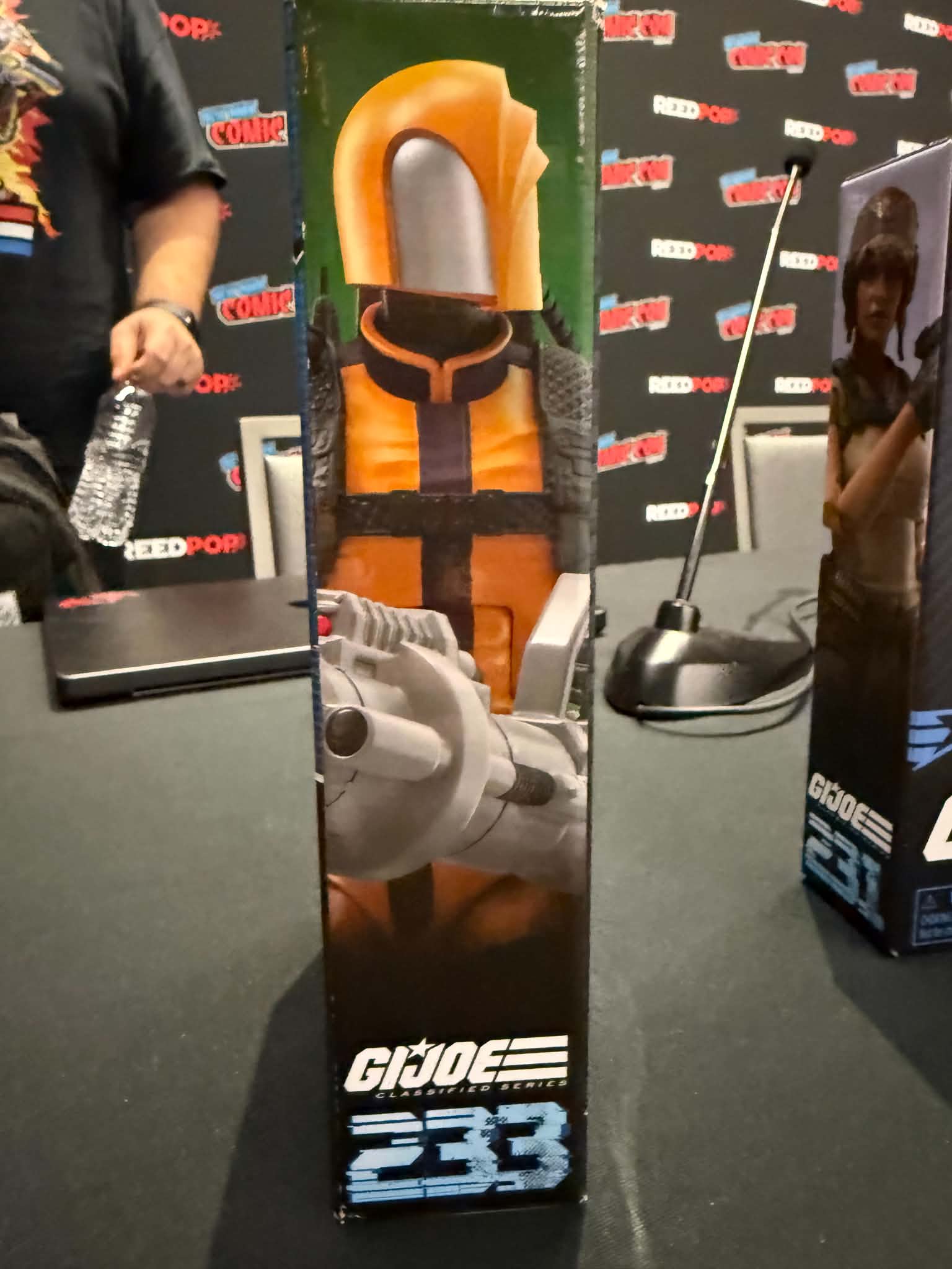 Shipwreck and Althea G.I. Joe Classified Series 2027 rear packaging action artwork NYCC 2026
